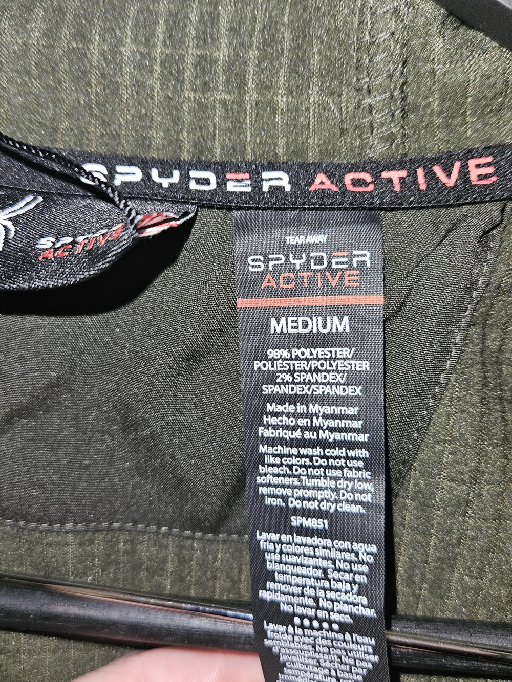 Spyder Women's Olive Green Hooded Softshell Jacket NWT - Picture 8 of 11